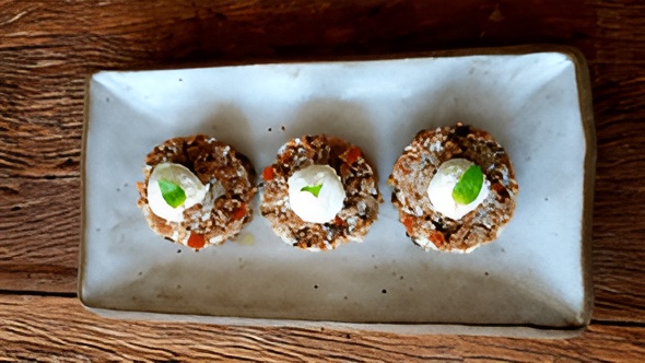 Arroz Pérola ao Forno com Crema Romana